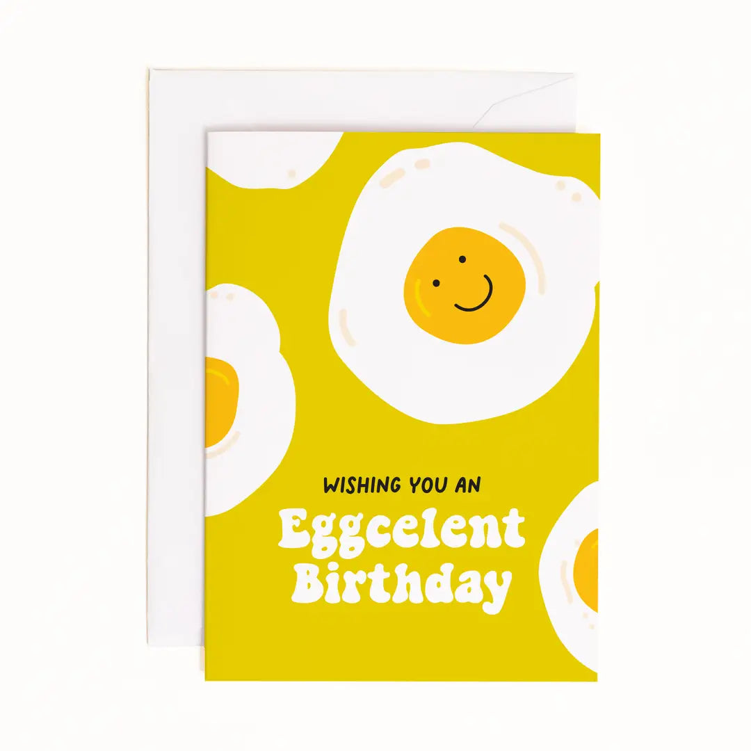Eggcelent Birthday Card