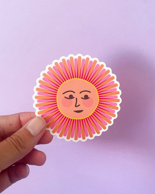 Benevolent Sun Sticker