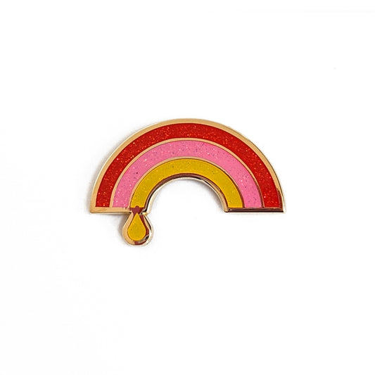 Rainbow Drop Pin