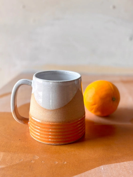 Earth Lines Mug - Orange