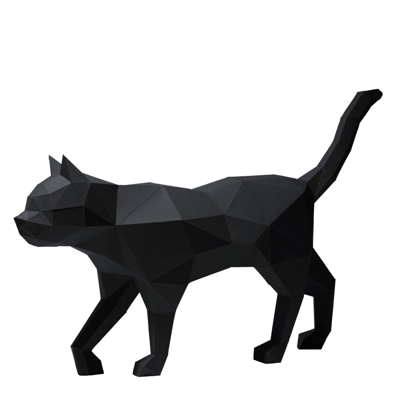 Black Cat Origami Model