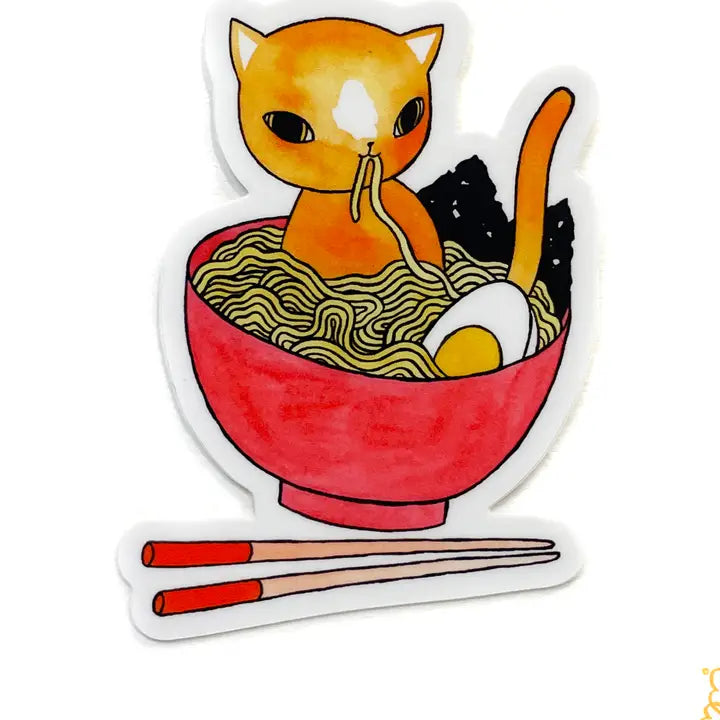 Ramen Cat Sticker