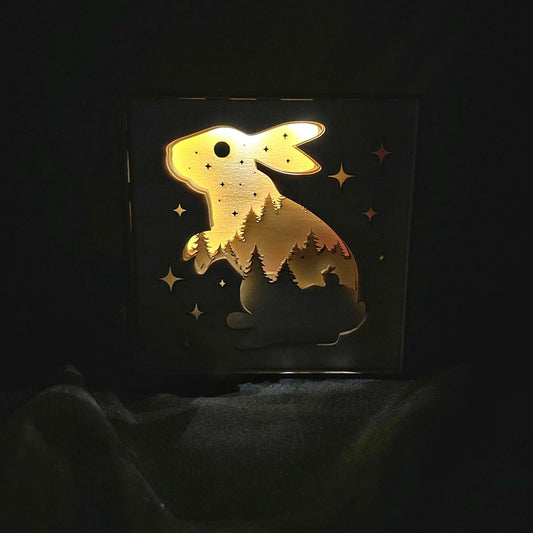 Light Box - Moon Bunny 6 x 6.25