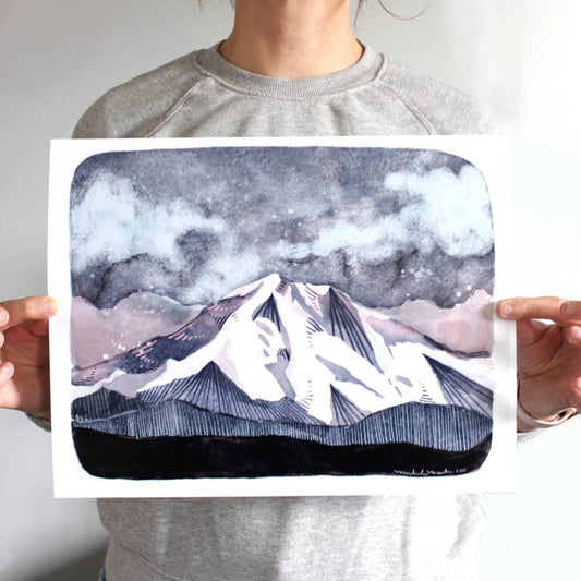 Mt Rainier Print 11 x 14 - MM - Horizontal