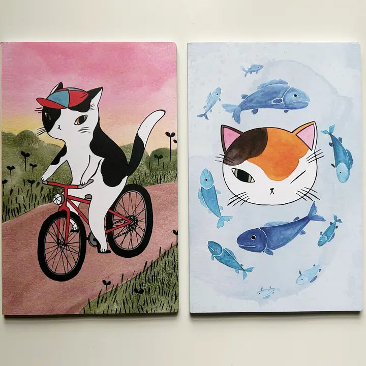 The Curious Cat Club Notebook Set
