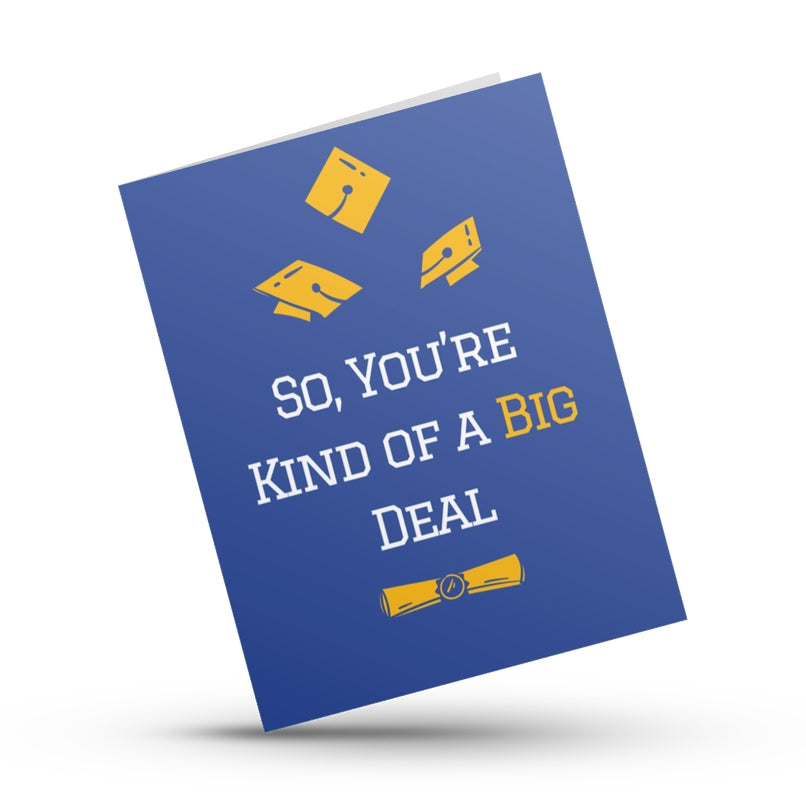 Big Deal Grad Card