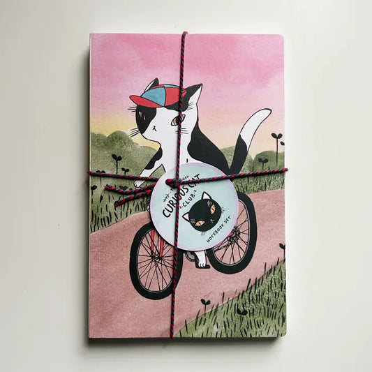 The Curious Cat Club Notebook Set