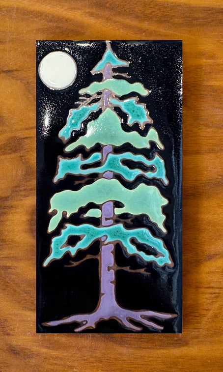 Tree, Hand-glazed Art Tile