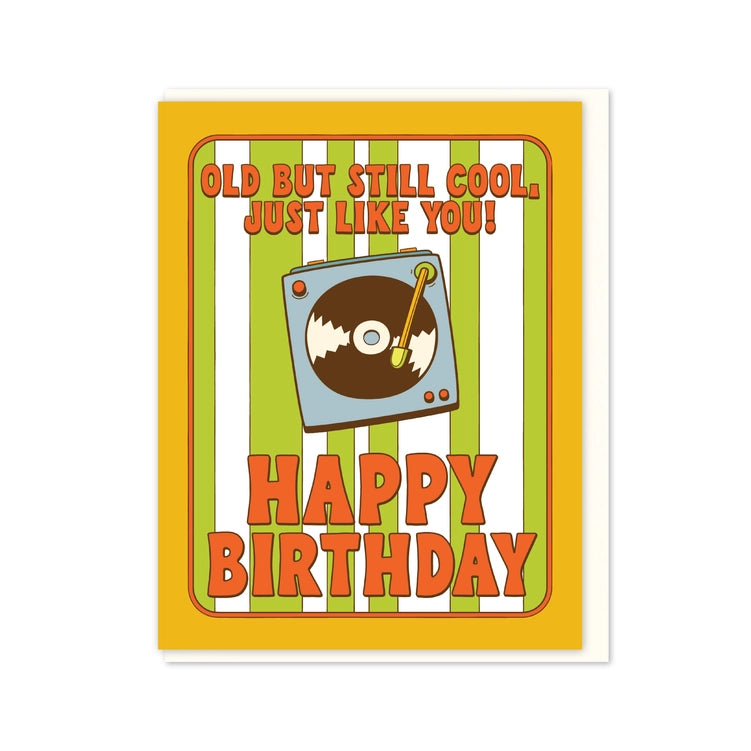 Retro Record Birthday Card