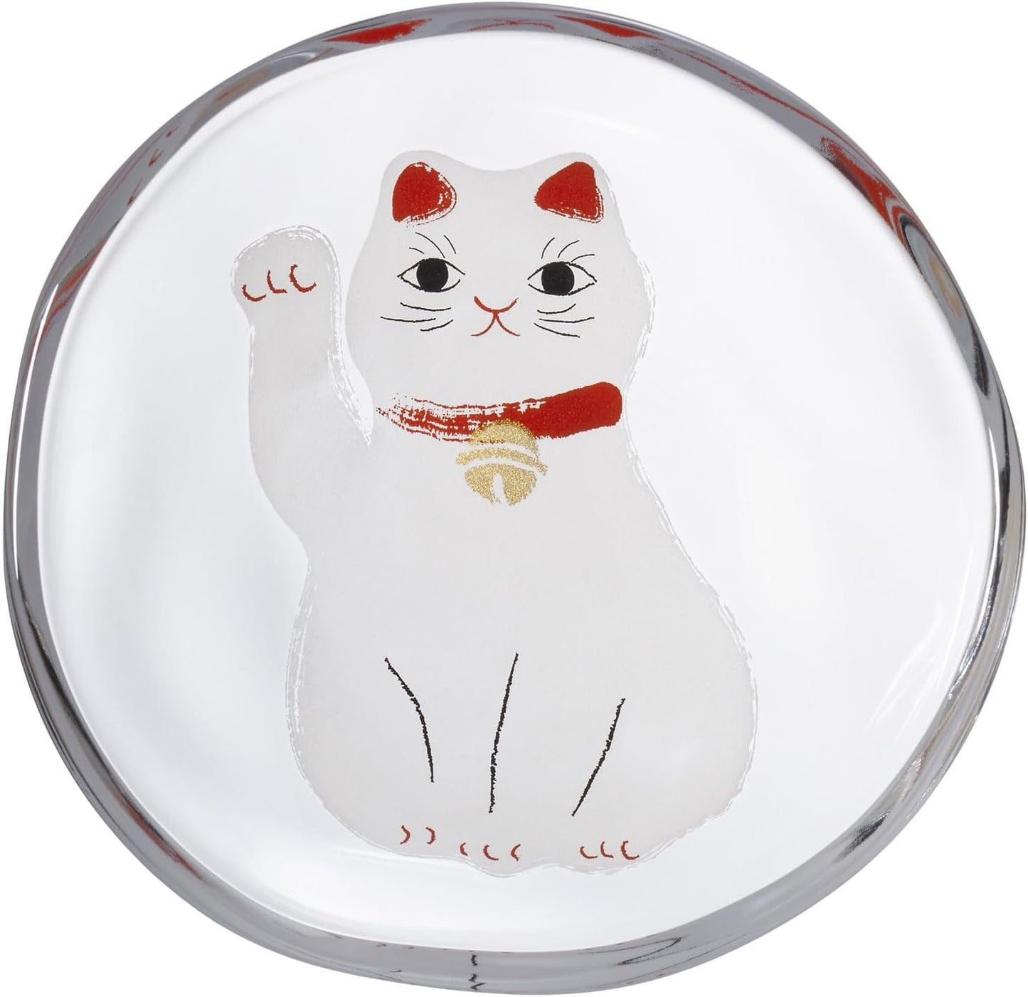 Lucky Cat Mini Plate "Medeta Mono"