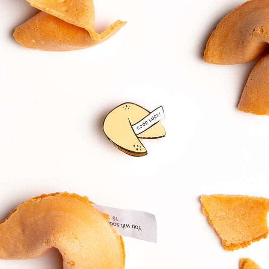 Good Luck Fortune Cookie Pin