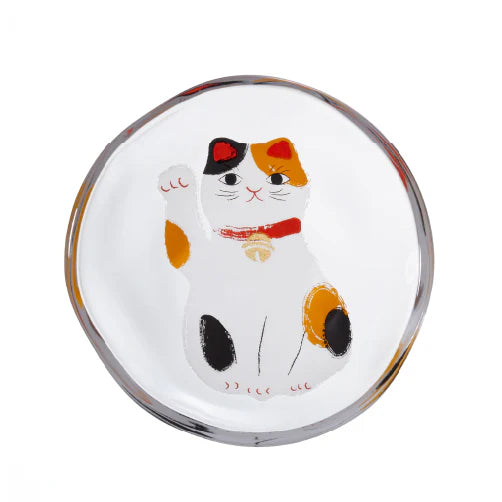 Lucky Cat Mini Plate "Medeta Mono"
