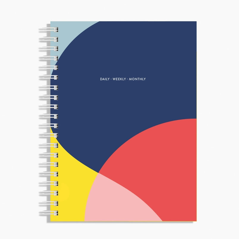 Daily, Weekly, Monthly Large Planner, Swell