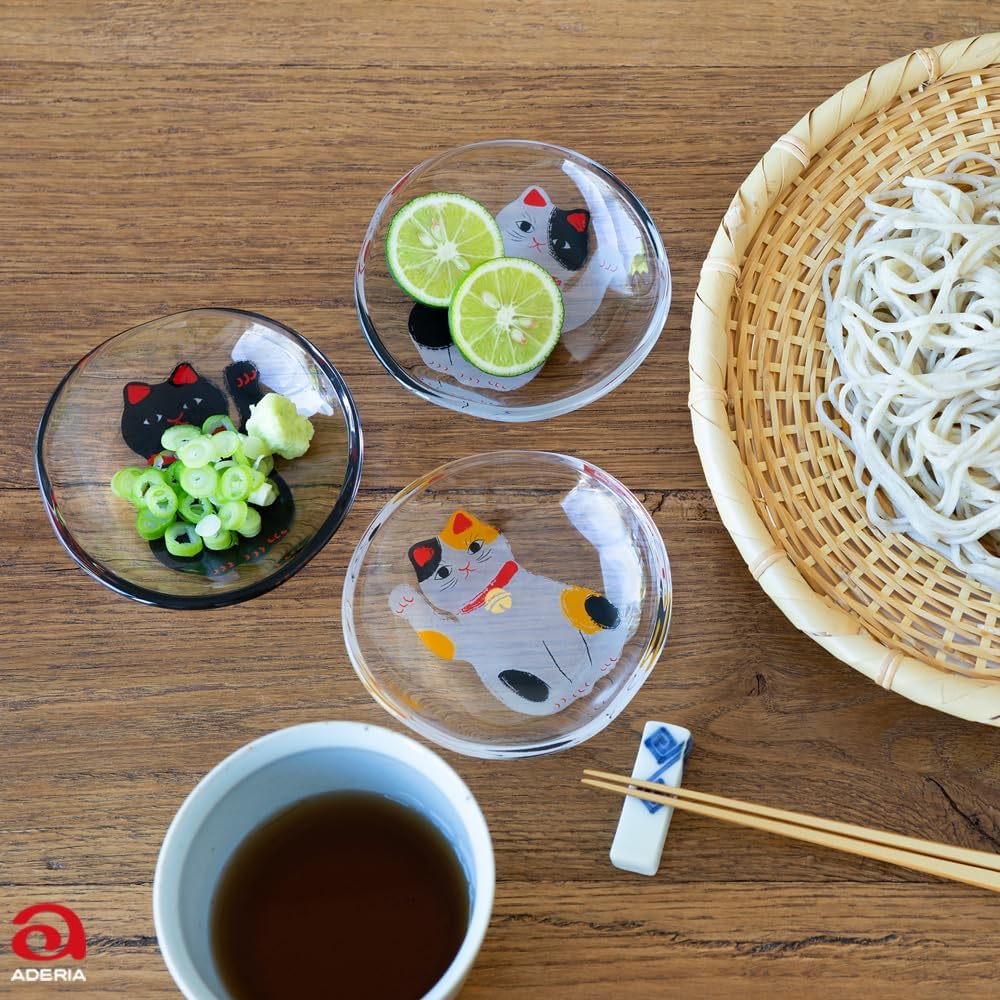 Lucky Cat Mini Plate "Medeta Mono"