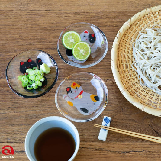 Lucky Cat Mini Plate "Medeta Mono"