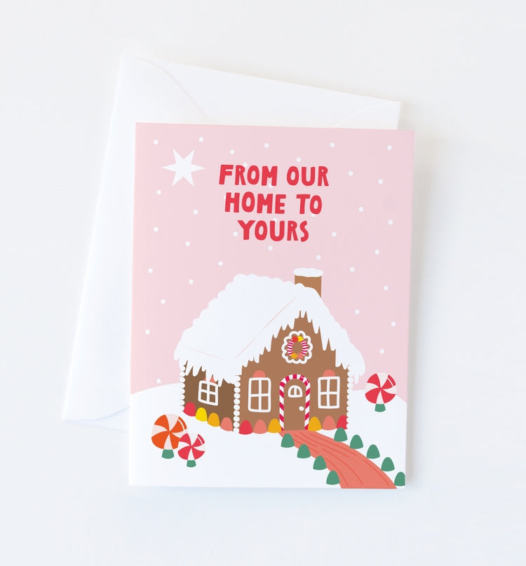 Gingerbread House Christmas Card