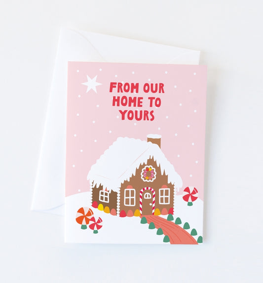 Gingerbread House Christmas Card