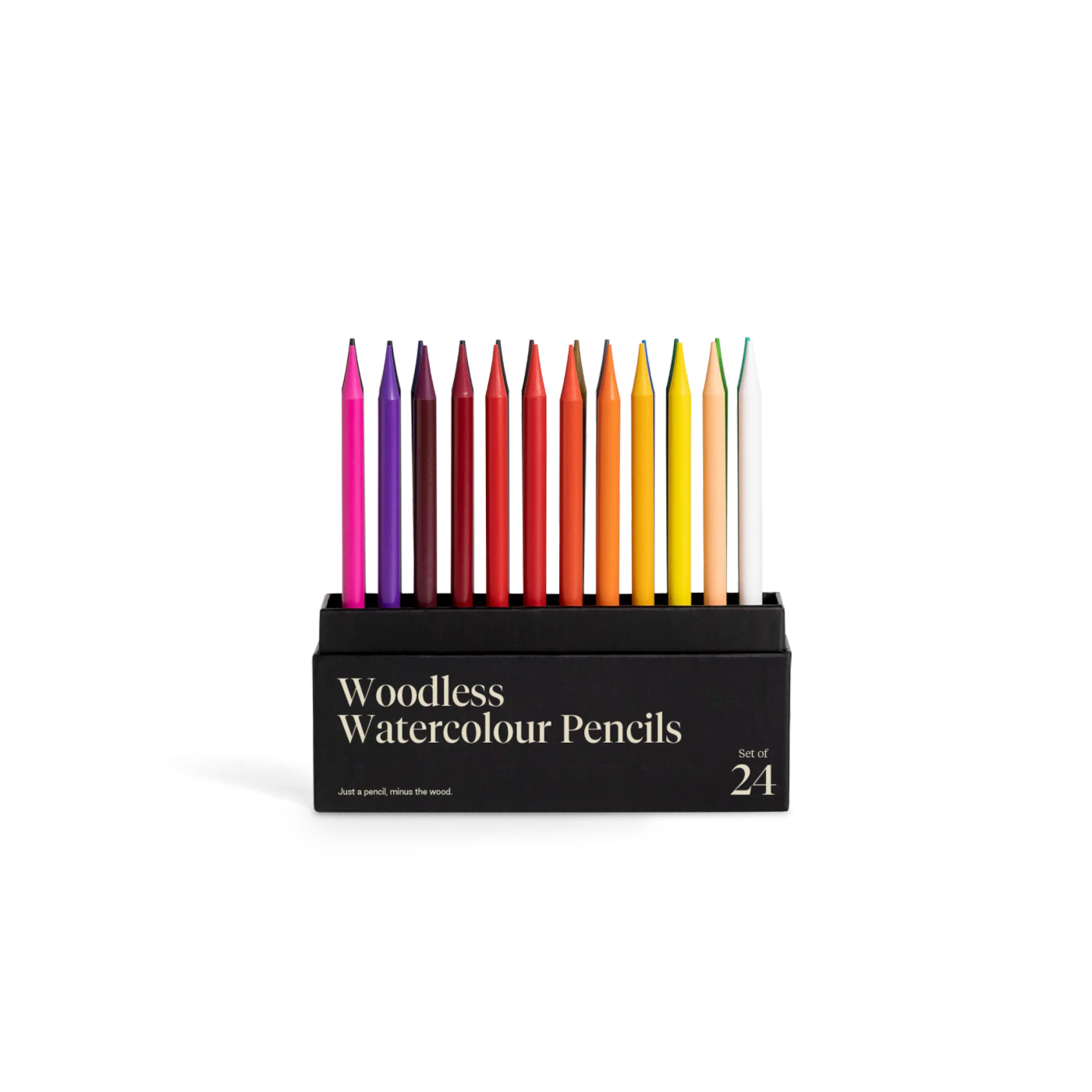 Woodless Watercolor Pencils, Set of 24