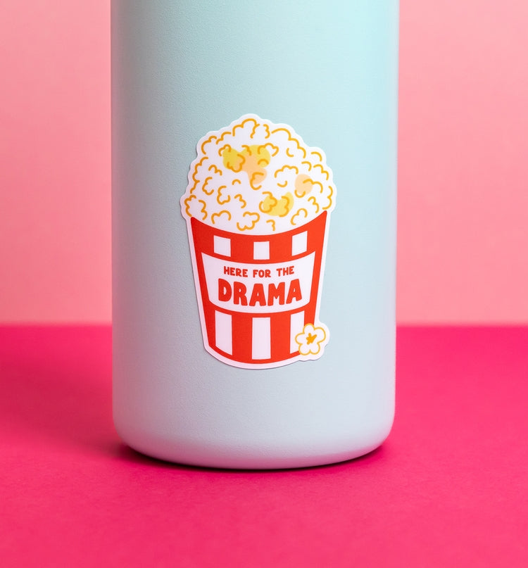 Drama Popcorn Sticker