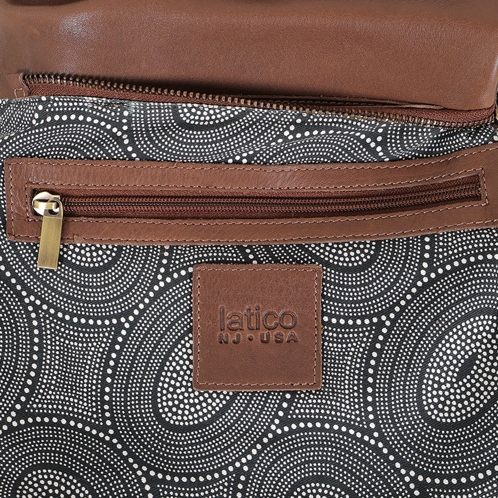 Tabor Milled Leather Crossbody Bag