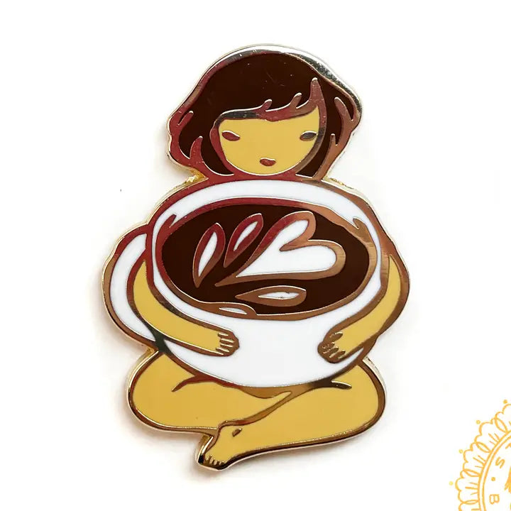Coffee Girl Pin