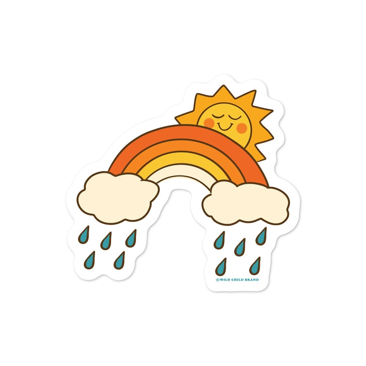Sunny Rainbow Sticker