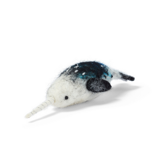 Felt Narwhal Ornament