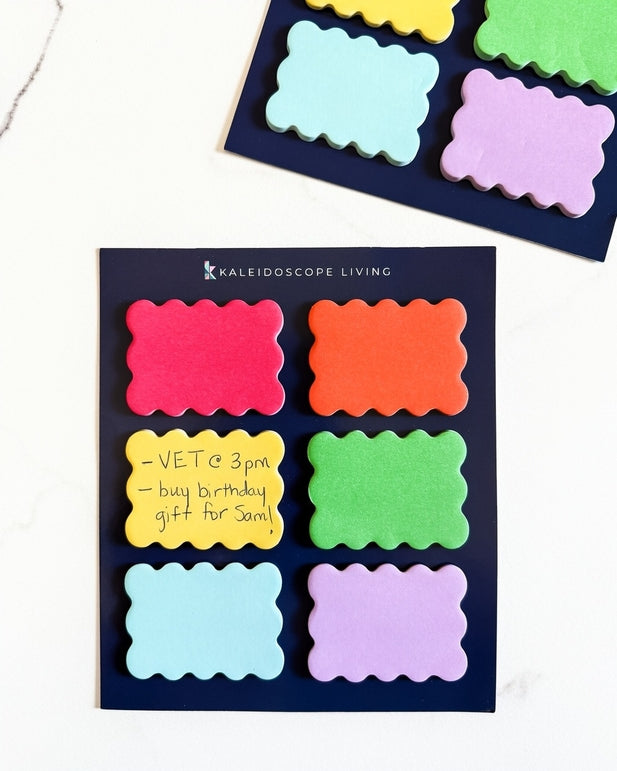 Colorful Scalloped Sticky Notes