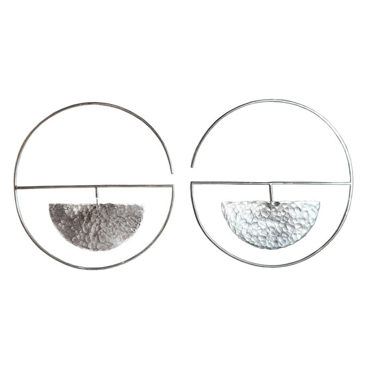 Reflected Hoop Earrings