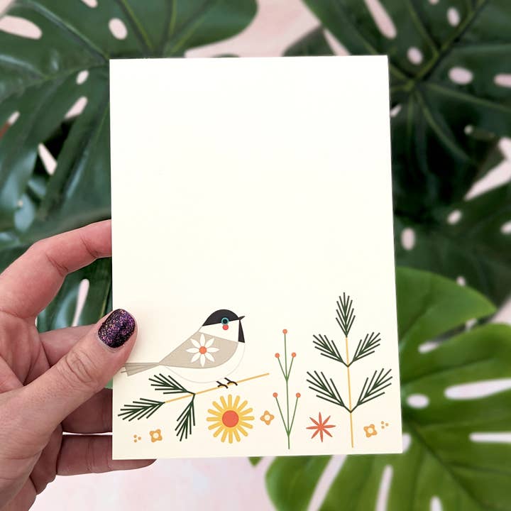 Chickadee Notepad