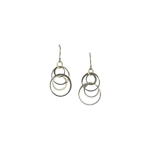 Margot Earrings, Silver