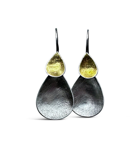 Teardrop Pivot Earrings