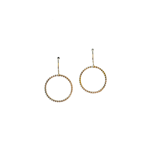 Connections Earrings, Silver