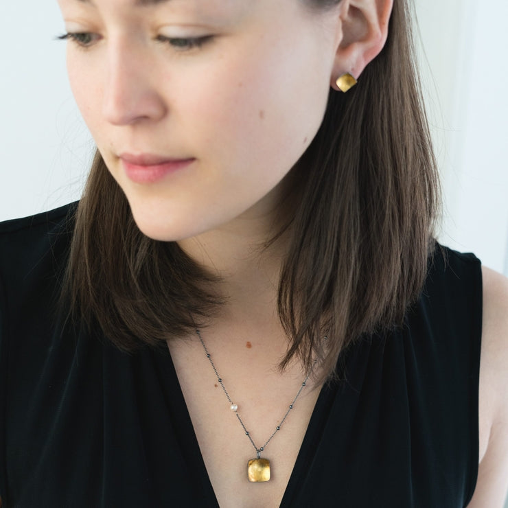 Mixed Metal Judith Studs