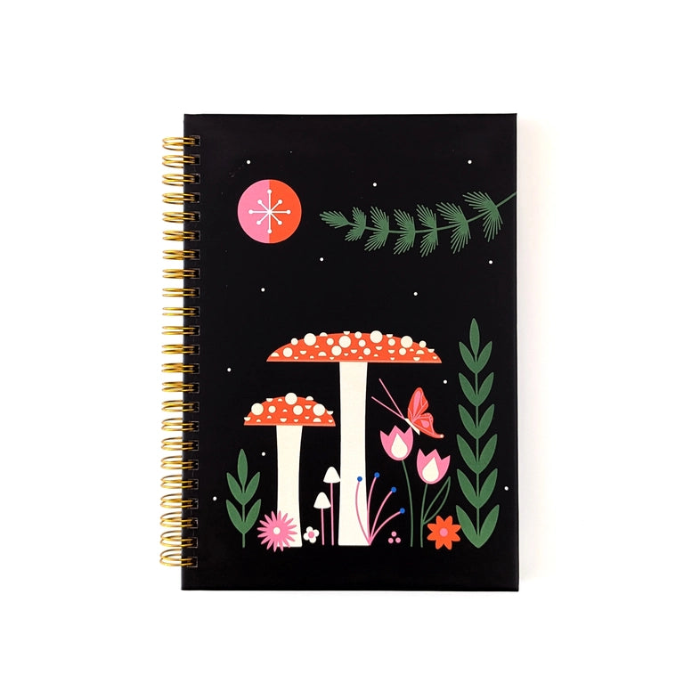 Mushrooms Spiral Notebook