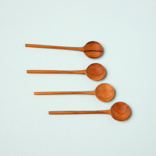 Teak Thin Spoons