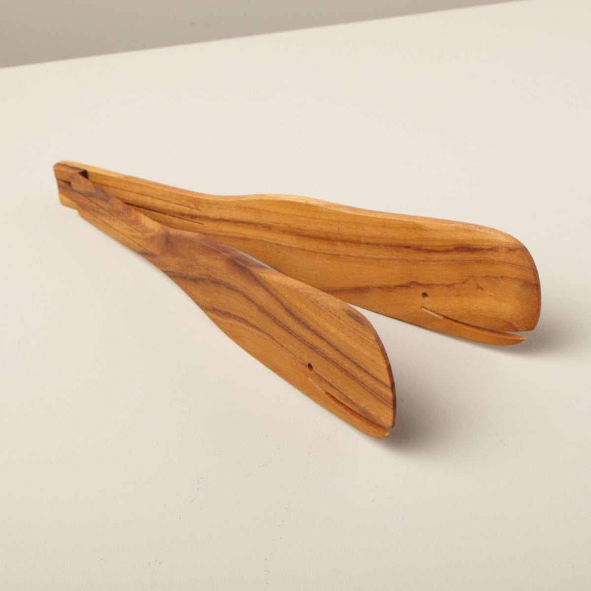 Teak Whale Flip Tongs