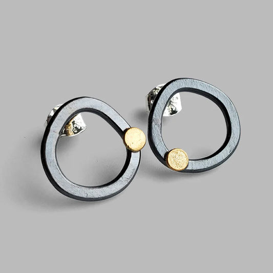 Mixed Metal Calm Studs