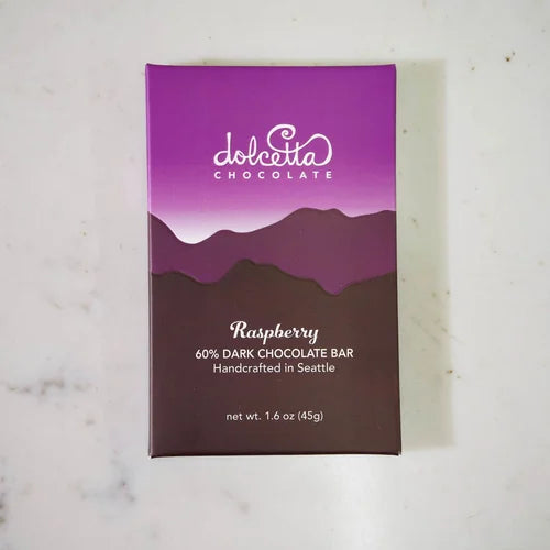 Raspberry 60% Dark Chocolate Bar