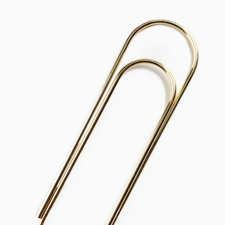 Giant Brass Paper Clips