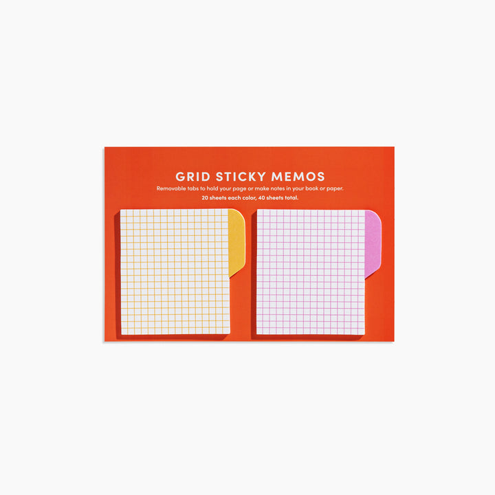 Grid Sticky Memos, Warm