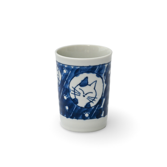 Mino Ware Cat Teacup - #4