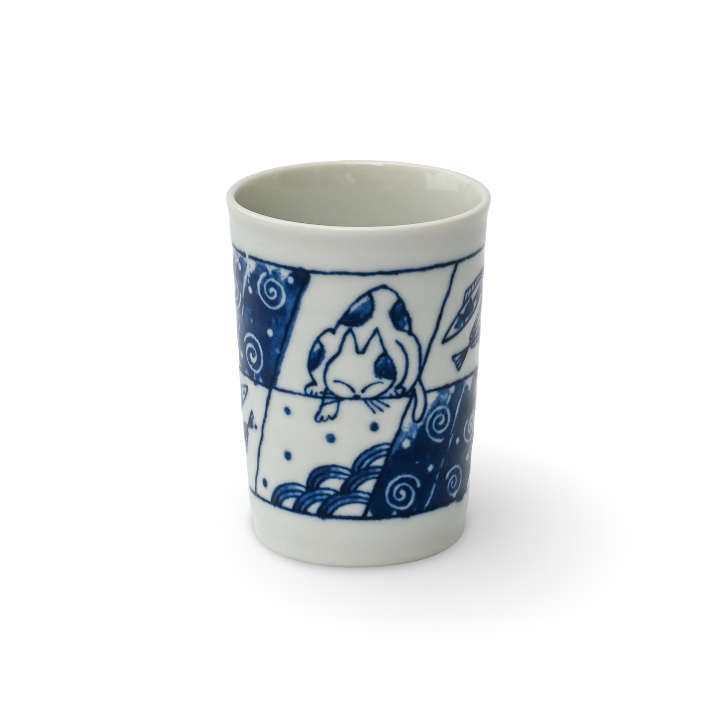 Mino Ware Cat Teacup - #1