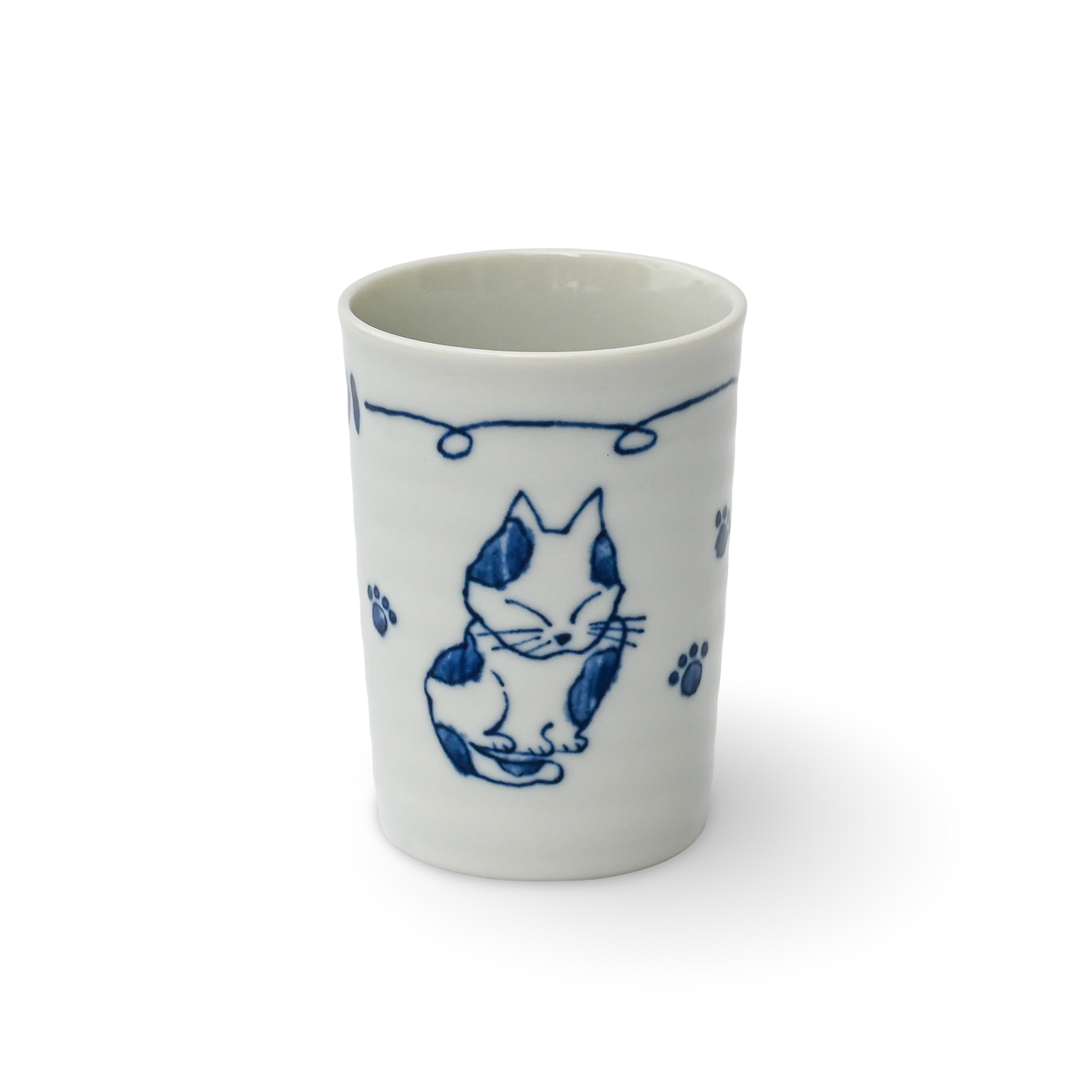 Mino Ware Cat Teacup - #3