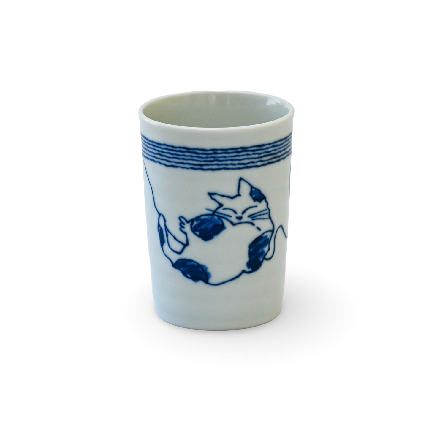 Mino Ware Cat Teacup - #5