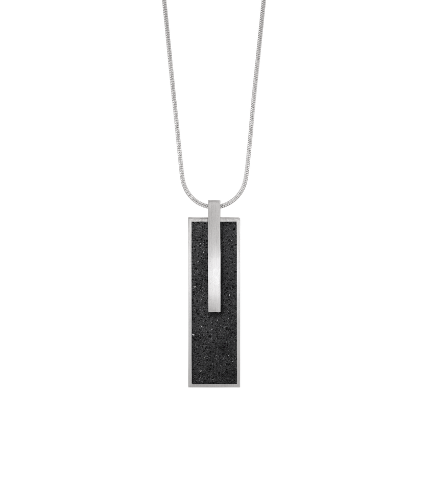 Memento Beholden Rectangle Locket Necklace