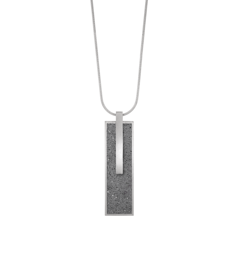 Memento Beholden Rectangle Locket Necklace