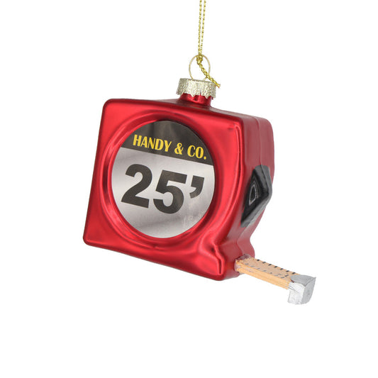 Red Measuring Tape Ornament