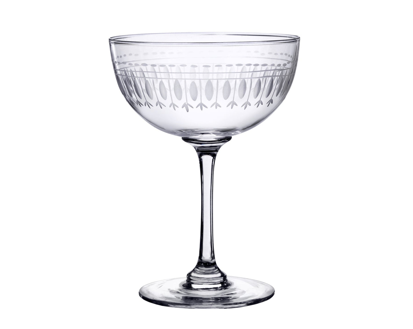 Ovals Champagne Glass