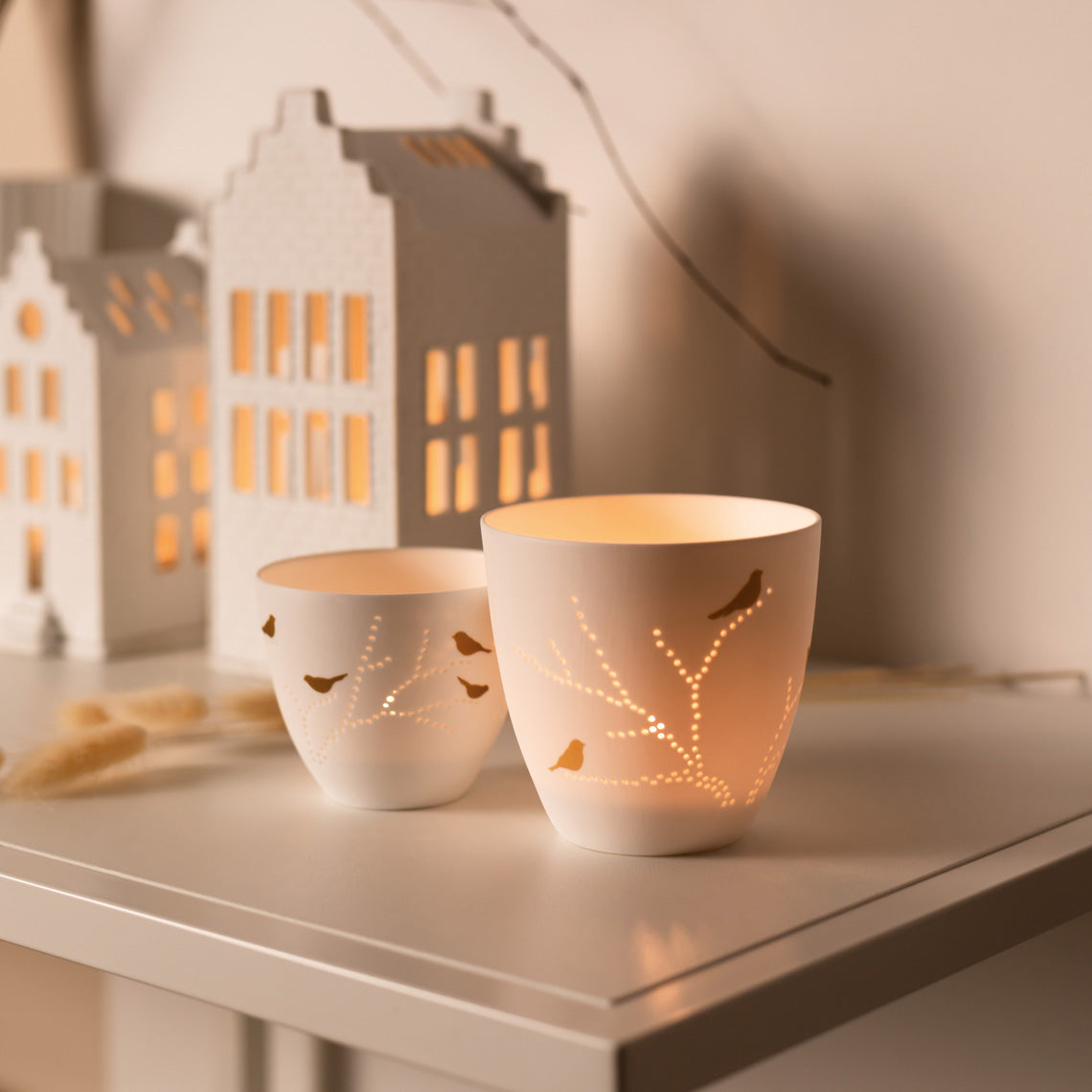 Small Bird Tealight Holder